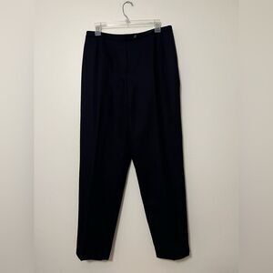 Harvé Benard Sport 100% Wool Black‎ Trousers Size 14